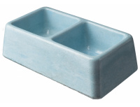 Betonové misky barevné - dvoumisky