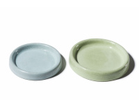 Betonové misky barevné - velmi nízké, kulaté